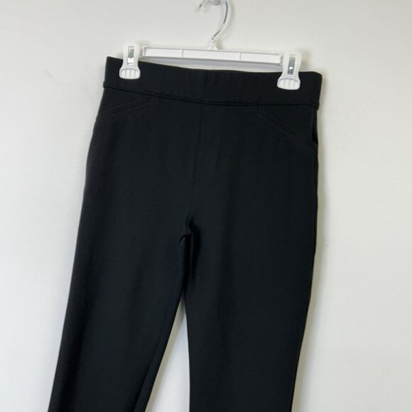 Spanx Pull On Perfect Pants Womens Size Medium Black Crop Back Seam - Picture 4 of 10
